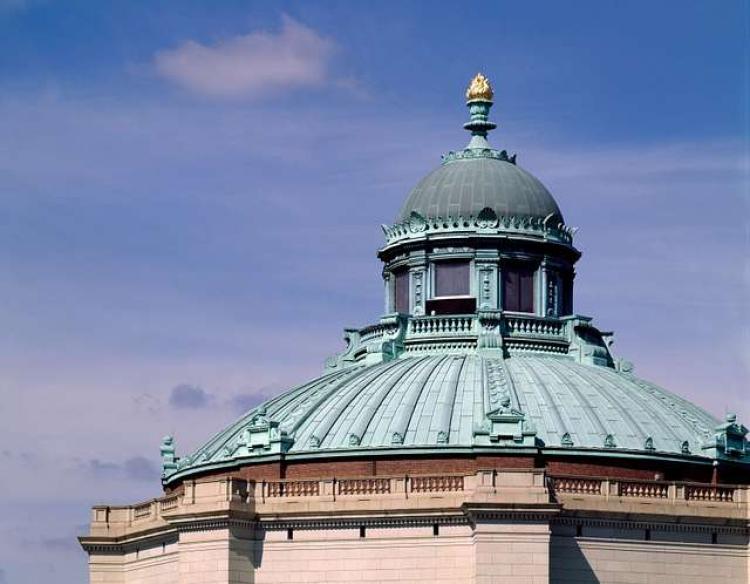 Dome of the Thomas Jefferson Building of the Library of Congress - downloaded from https://loc.getarchive.net/