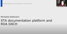 STA Documentation Platform and RDA DACH